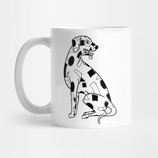 Patchwork Dalmatian Mug